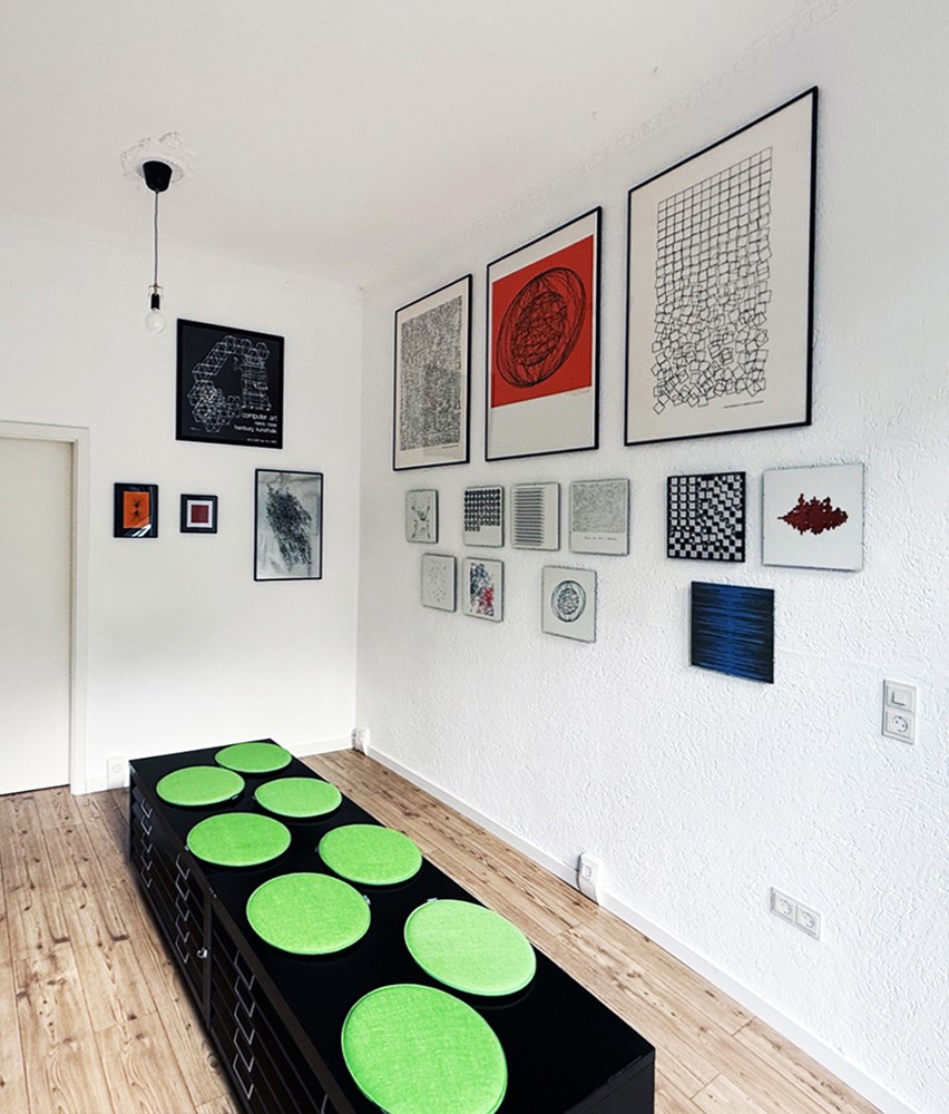The Georg NEES 100 exhibit at Heike Werner Gallery, Munich