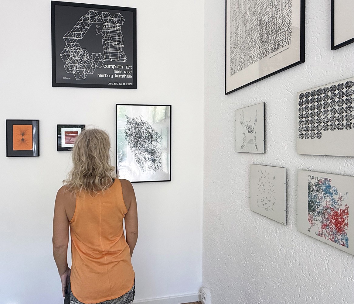 The Georg NEES 100 exhibit at Heike Werner Gallery, Munich