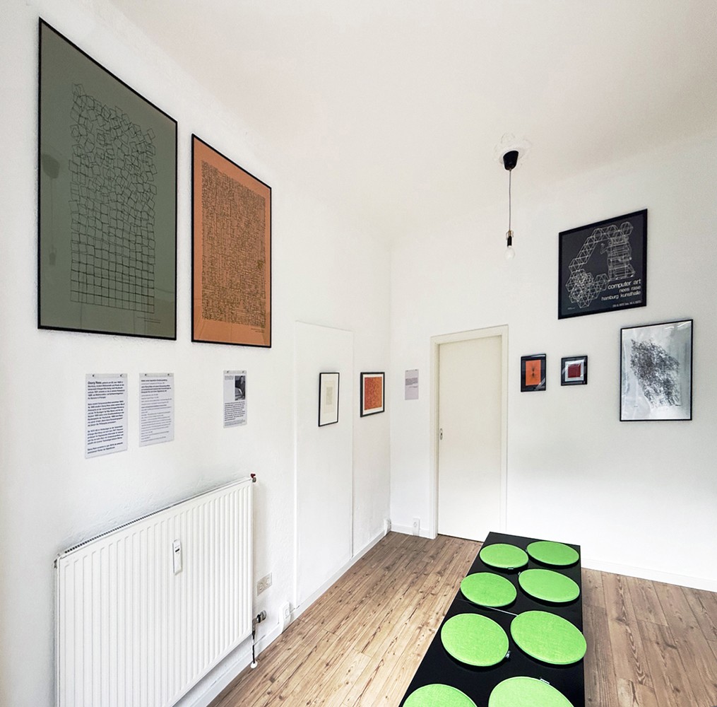 The Georg NEES 100 exhibit at Heike Werner Gallery, Munich