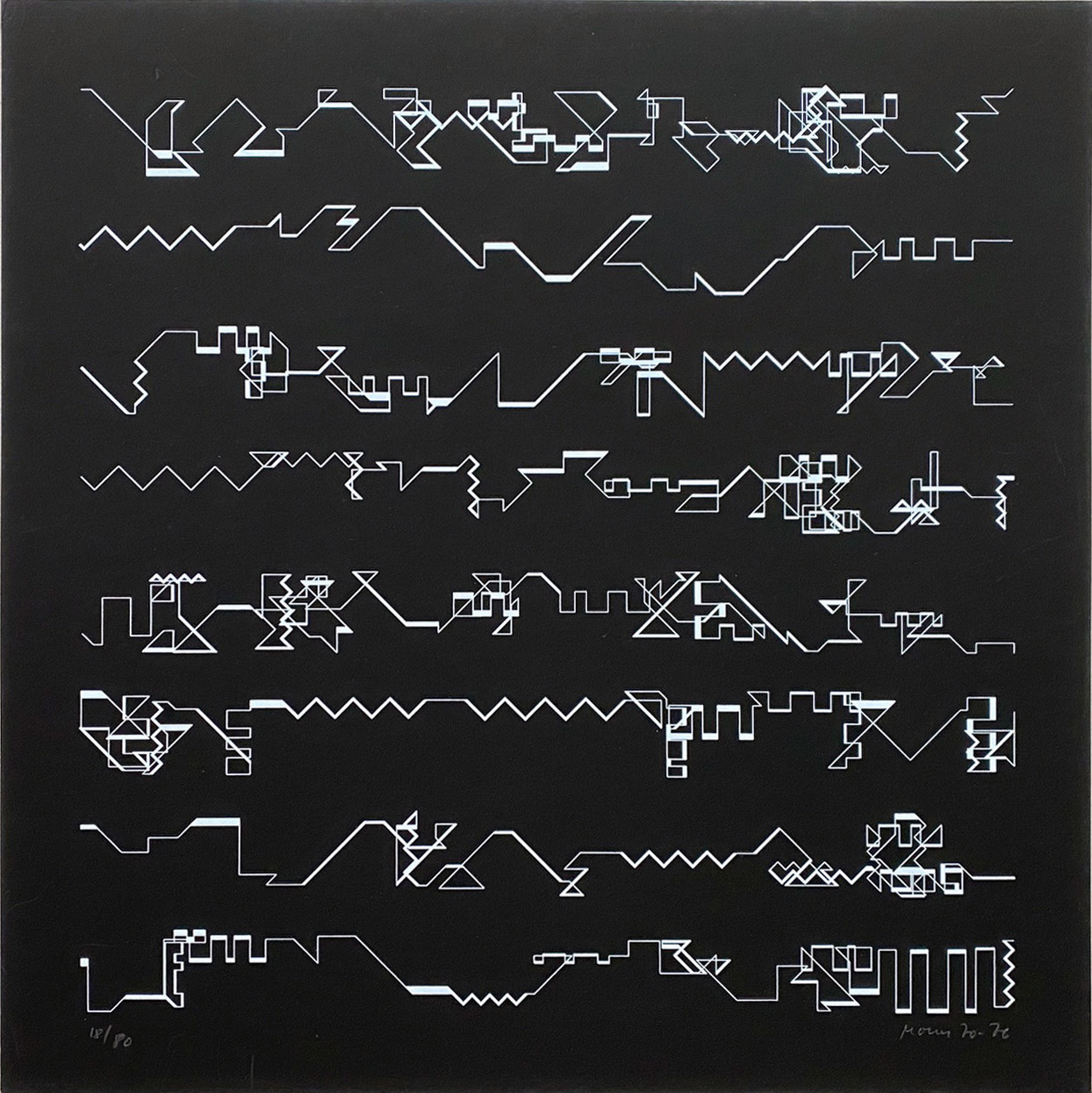 Computer Art by Manfred Mohr