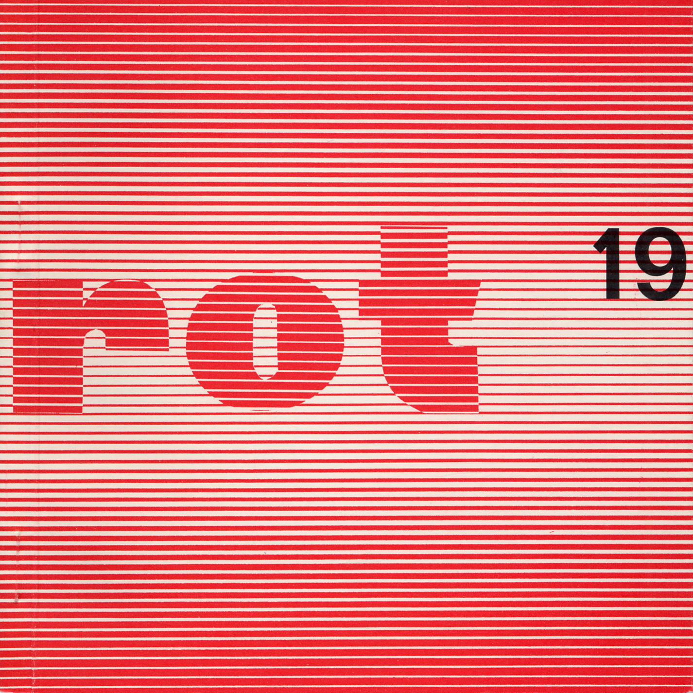 edition rot #19. computer-grafik. georg nees: programme. computer: stochastische grafik. max bense: projekte generativer ästhetik.